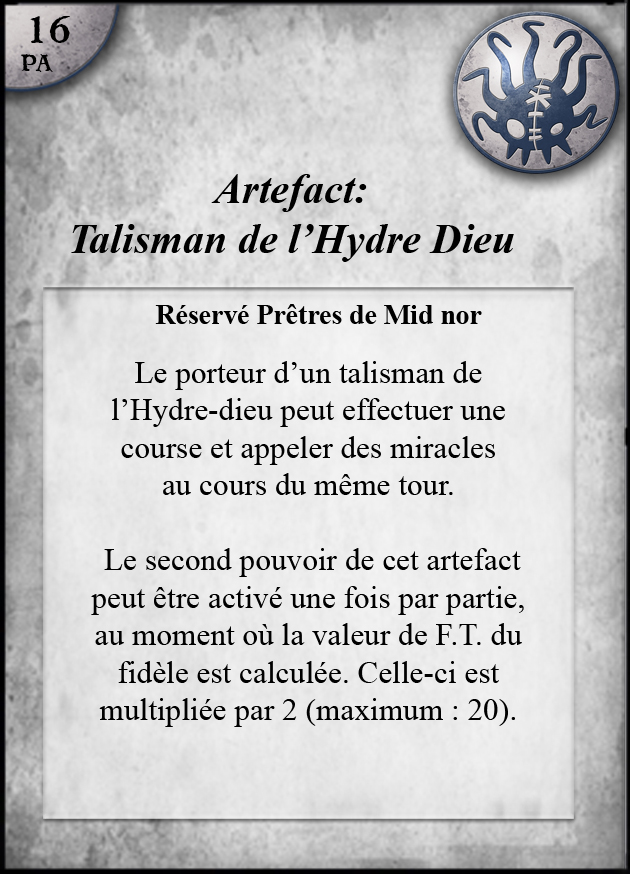 Talisman de l'Hydre Dieu